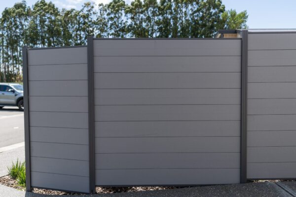 Retirement fencing made from steel and aluminium installed for Bupa Retirement Village in Prebbleton, designed, manufactured and installed by Axiom
